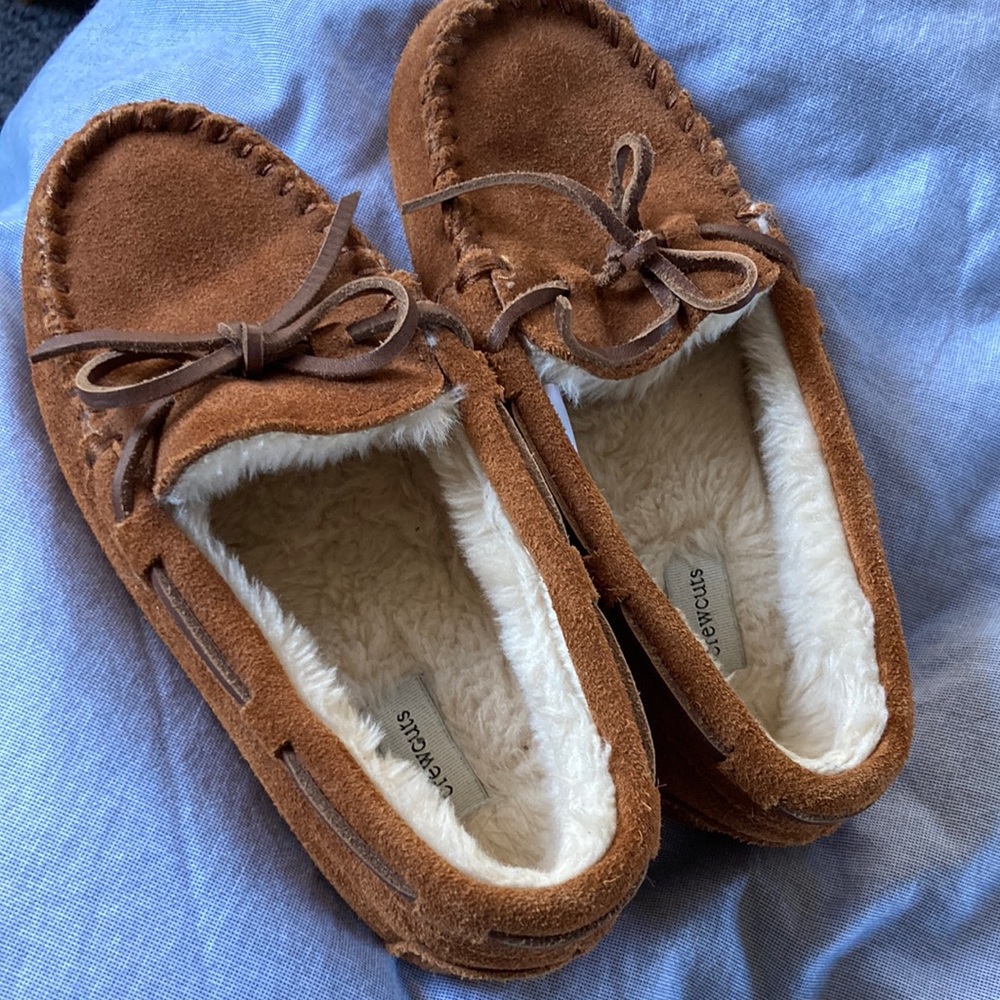 Crewcuts Moccasin Shearling slipper